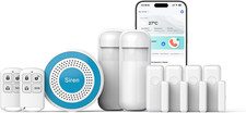 Alarm System for Home Security,9 Pieces Smart Wifi Door Alarm System with APP Al
