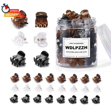 48Pcs Mini Hair Claw Clips for Women Girls, Small Tiny Hair Clips Claws Little P