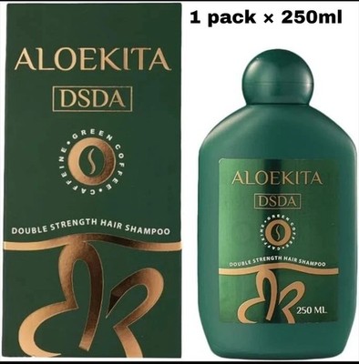 Aloekita Shampoo With Caffeine, Green Coffee &Protein to Strength Hair 250 Ml