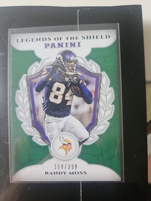 2017 Panini - Legends of the Shield Randy Moss Green #LS-RM 158/399