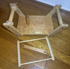 Harrisville Easy Weaver Friendly Weaving Loom & Peg Loom and Shuttle READ