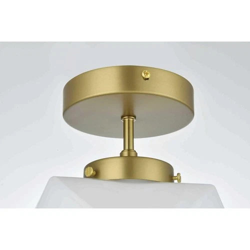 Living District LD2347SG Lawrence Flush Mount Satin Gold - Picture 6 of 9