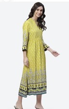 Image of Biba Women’s Ethnic Motif’s Midi Dress