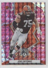 2022 Panini Mosaic Pink Camo Mosaic Prizm Joel Bitonio #225 2qw