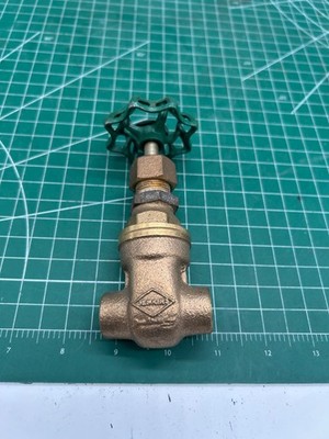 1/2 '' Bronze Gate Valve Jenkins 125 WSP 200 WOG Screw Connect #1