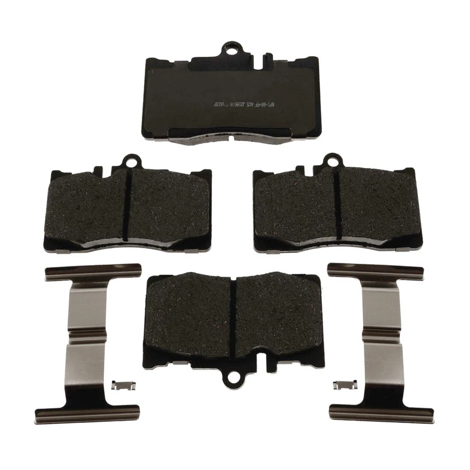 Kit de rotores de freno delanteros + pastillas de cerámica y herrajes para Lexus LS430 2001-2006 Foto 2 de 4