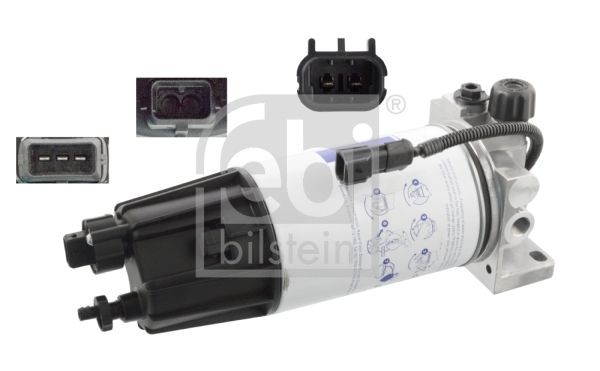 FEBI BILSTEIN 103289 Fuel Filter With Filter Heating Housing Fits IVECO