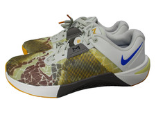 Nike Metcon 10 AMP Light Bone Cave Stone Racer Blue Mens Sz 8.5