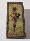 Beautiful Old Antique Chocolate Tin With Native Indians Rio De Janeiro — photo 1