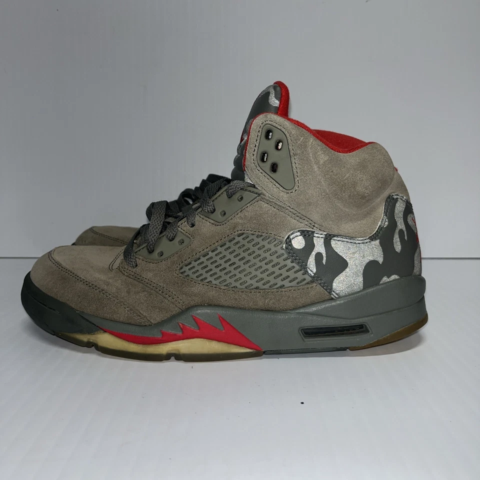 Nike Air Jordan 5 Retro P51 Camuflado Tenis Zapatos Para Hombre Talla 9.5 Foto 3 de 4