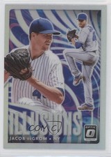 2020 Panini Donruss Optic Optic Illusions Holo Prizm Jacob deGrom #OI-1 1s6