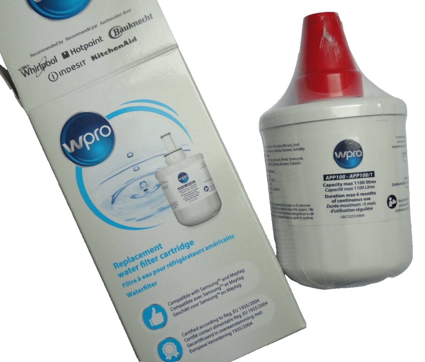 GENUINE Wpro Water Filter for Samsung American Style Fridge Freezers C00375294 - Image 5
