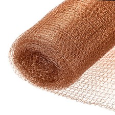 Copper Mesh Blocker Stopper Mesh Fill Fabric Mesh 13ft x 5inch for Building Hole