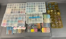 Large Lot of Beads Variety of Colors And Sizes Craft Jewelry Making
