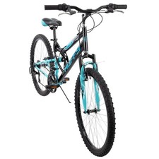 Huffy 26" Mountain Bike, Fits Riders 5'0"+, Black/Teal, Adult, Women's