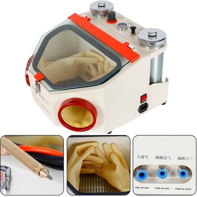 Dental Lab Sandstrahler Zahntechnik Polieren Dental Double Pen Sandblaster Neu