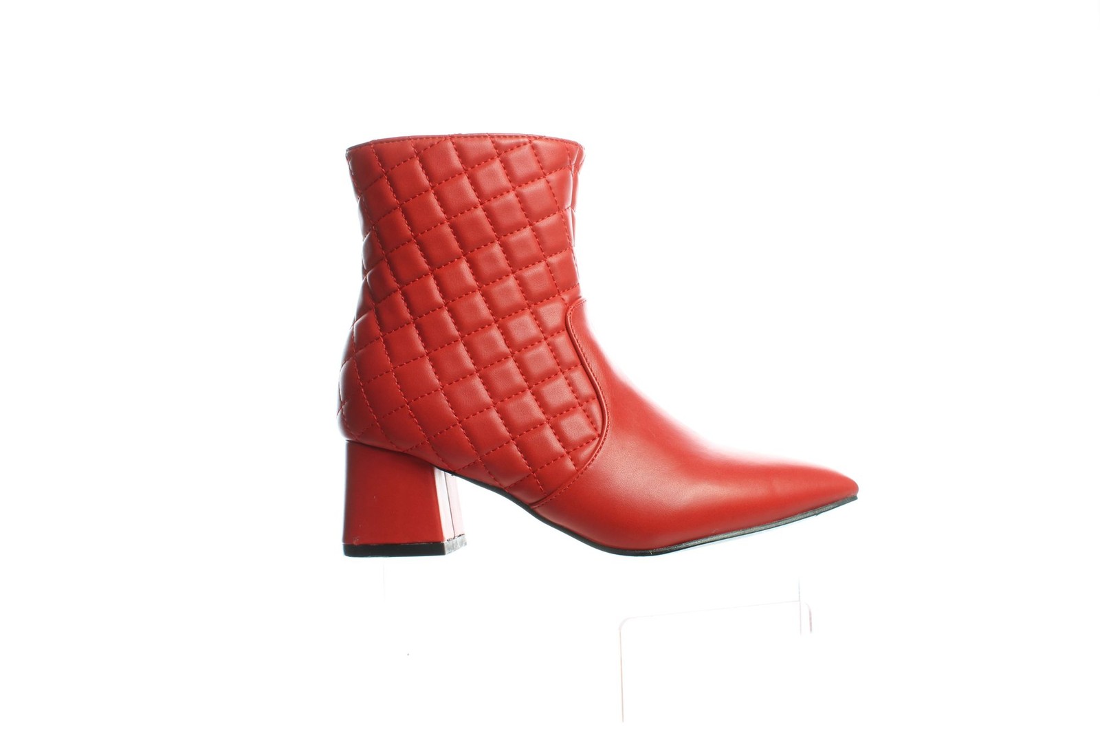 Trary Womens Nomodel72412 Red Ankle Boots Size 5 (1974805)
