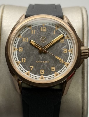 Zelos Swordfish Meteorite Bronze Limited Edition Watch  - 174/250 - Look!