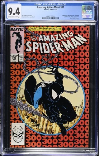 Amazing Spider-Man #300 - Marvel Comics 1988 CGC 9.4 Origin + 1st full appearanc