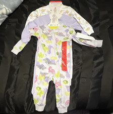 Burts Bees Baby 9M Organic Cotton 3pc Footles...