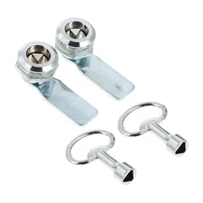 2 Pieces Drawer and Cabinet Lock T-handle Locks Distribution Latch Door