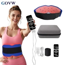 660nm 850nm 940nm Red Infrared Light Therapy Slimming Waist Belt for Pain Relief