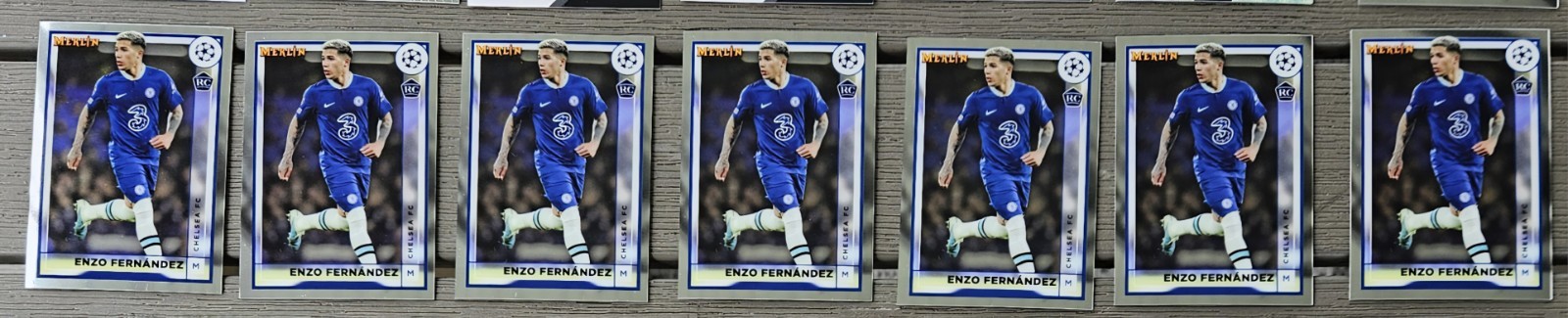 Lot of (21) Enzo Fernandez Cards RC Rookie Donruss Merlin Refractor Select Prizm view 4