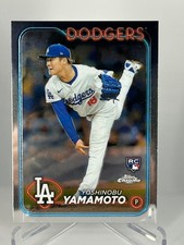 2024 Topps Chrome - Yoshinobu Yamamoto #18 (RC) Rookie