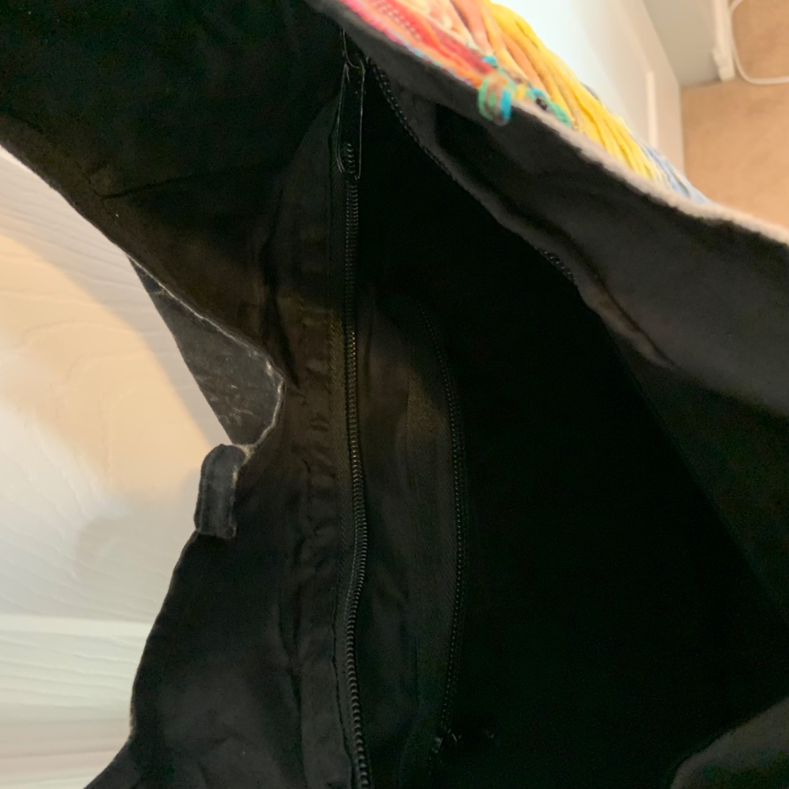 Handmade Multicolored Patchwork Hobo Crossbody Y2… - image 12