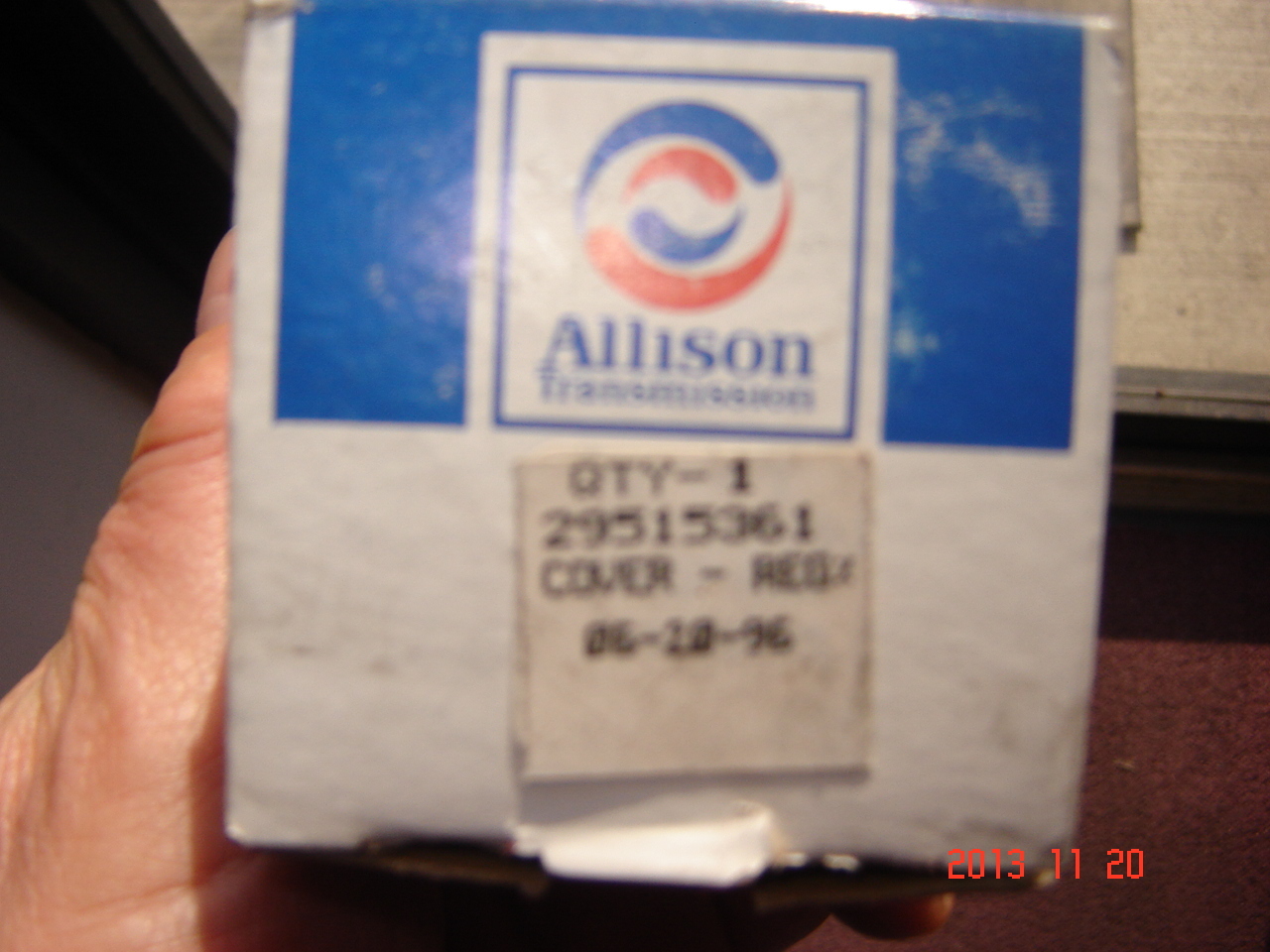 Allison V730 V731 V732 Transmission Regulator Cover Plate 29515361 eBay