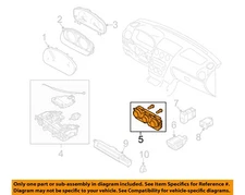Used A/C Selector Switch fits: 2010 Mazda 5 control w/AC electric automatic temp