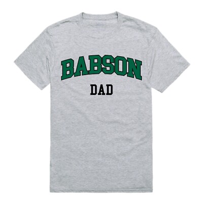 Babson College Beavers Dad Father NCAA Cotton Tee T Shirt