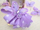 20 Glitter Wire 2" Butterfly/Floral Arrangement Decoration/Wedding Corsage L8-2"