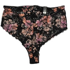 NWT TORRID High Waist Pantie Underwear Sz 1X-3X-4X Black Pink Orange Lace Floral