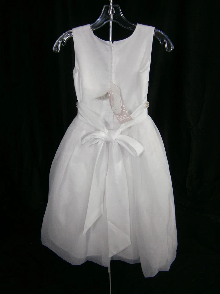 Vestido Mon Cheri Joan C. 8 Niño Blanco Formal Retrato Boda Pascua Fiesta Elegante Foto 2 de 4