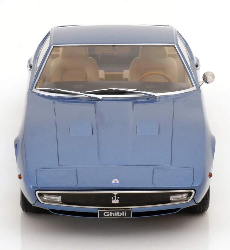 KK Scale 1:18 MASERATI GHIBLI COUPE BLUE METALLIC 1969 - KKDC181271 - Immagine 4 di 4