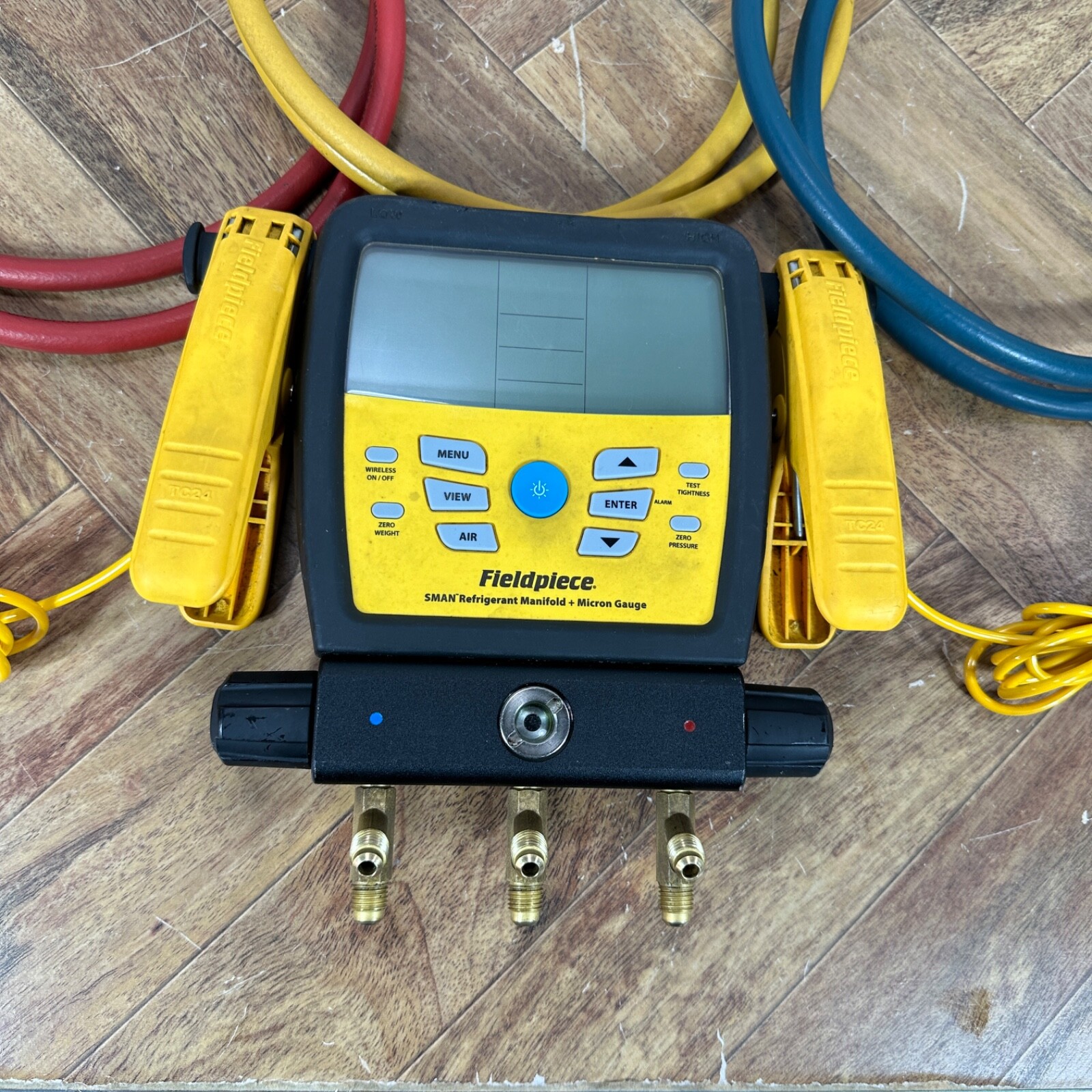 Fieldpiece SM380V 3port SMAN Refrigerant Manifold With Micron Gauge