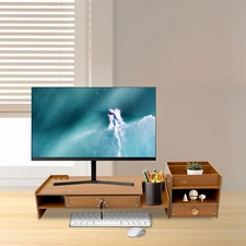 Tabletop Monitor Stand Rectangle Monitor Riser Computer Monitor Booster Stand