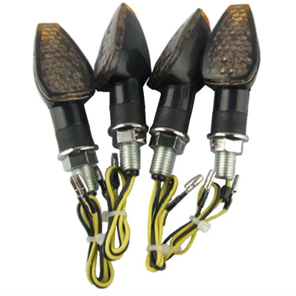 4X Luces intermitentes LED indicadores de giro para motocicleta Yamaha Suzuki Honda Foto 2 de 4