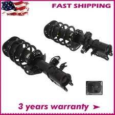 Pair For 2017-2020 Lincoln Continental Front Shock Struts Assemblies w/Electric