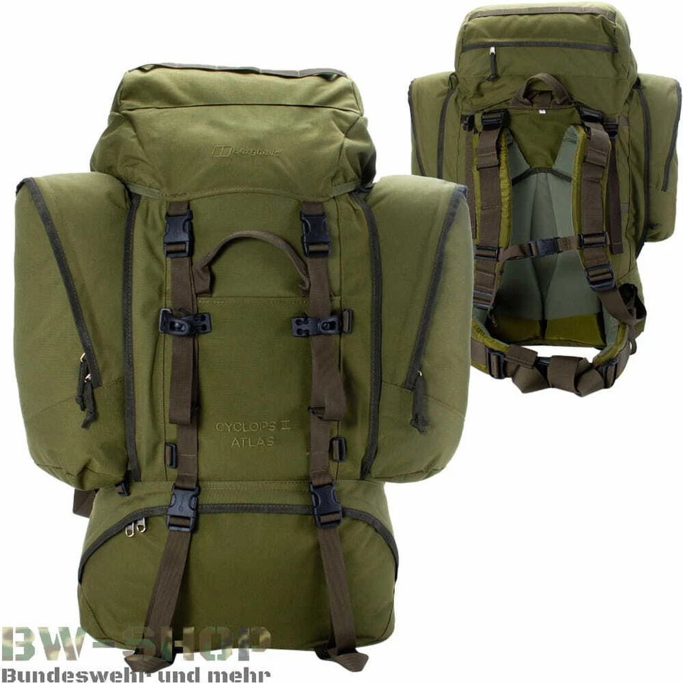 ORIGINAL BUNDESWEHR BERGHAUS ATLAS IV RUCKSACK 110L CYCLOPS BW KSK KAMPFRUCKSACK