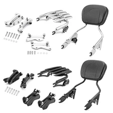 MOFUN Backrest Sissy Bar For Harley Road King Electra Glide Street Glide 09-24