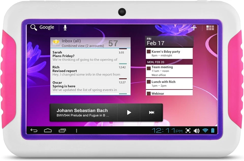 Ematic FTABCP-2 4GB FunTab 2 Multi-Touch 7" Tablet for Kids (Pink)- New - Image 4 of 4