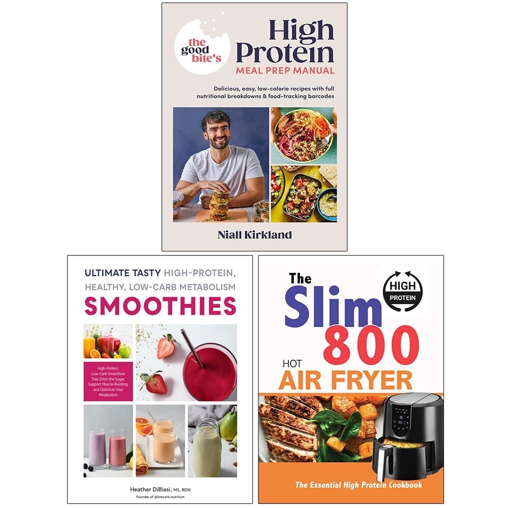 High Protein Meal Pre HB,Ultimate Tasty High,Slim 800 Hot Air Fryer High 3 Books - Image 3