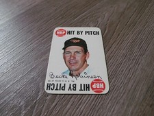 VINTAGE TOPP'S BASEBALL GAME CARD BROOKS ROBINSON HIT BY PITCH CARD #2