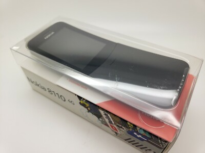 New Old Stock ENTSPERRT Nokia 8110 4G 4GB Handy Banane Schwarz Schiebeton
