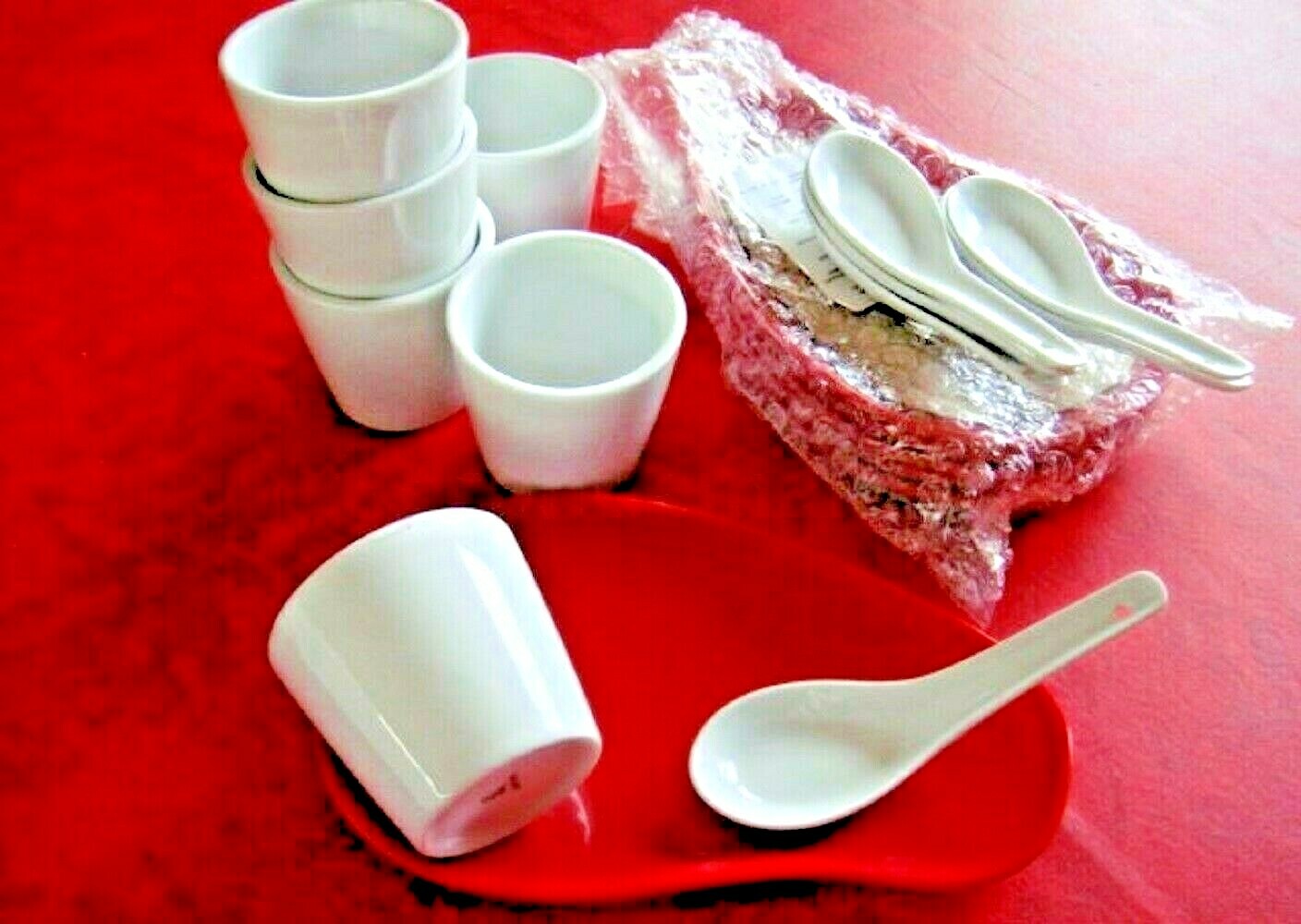 Set apéro gourmand incassable 18 pièces avec coupelles et verrines réutilisables
