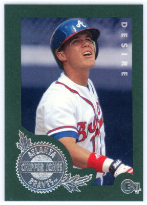 1996 Emotion Skybox E-XL - Chipper Jones - #142 - Atlanta Braves