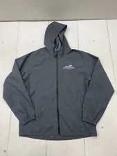 Port Authority Mens Grey Fullzip Jacket Size Large