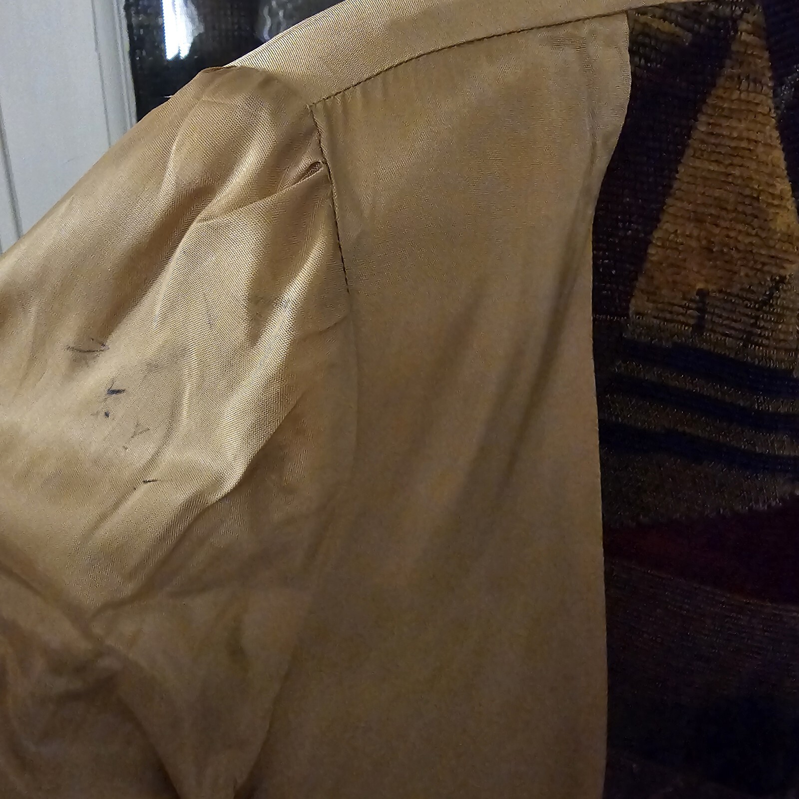 Vintage Solei' Patchwork Jacket Tapestry Chenille… - image 8